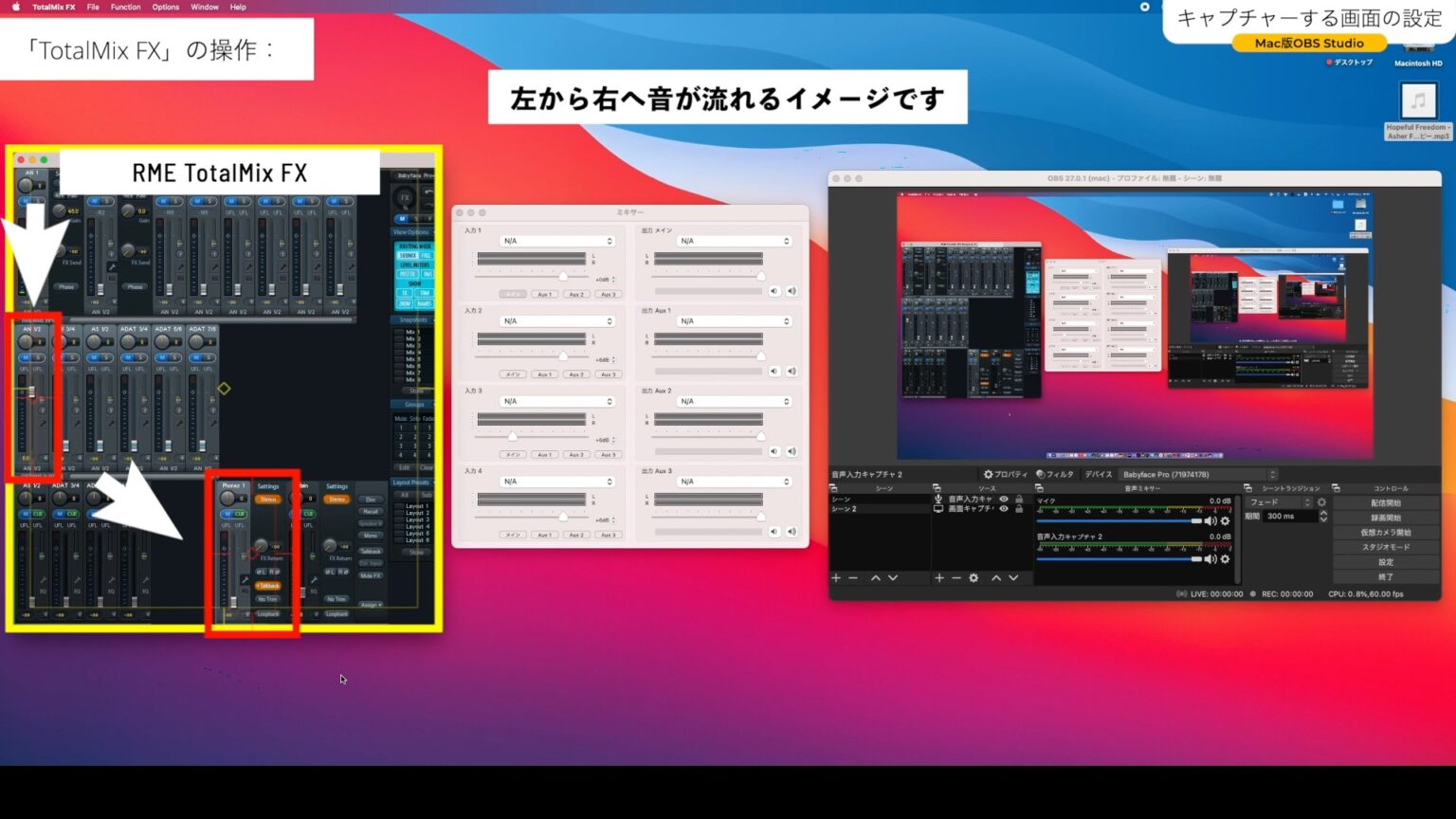 ladiocast and obs