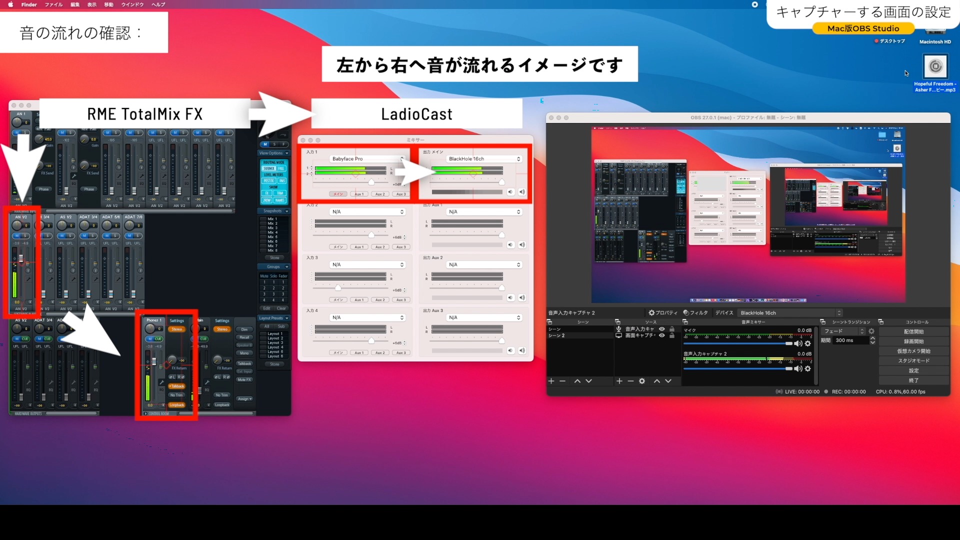 ladiocast and obs ladiocast and obs